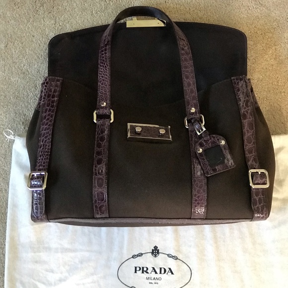 Prada Canapa Cocco Tote - Picture 3 of 8
